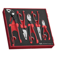 Teng Tools Plier Set TPR Grip Q FOAM2 5 Pieces