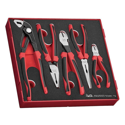 Teng Tools Plier Set TPR Grip Q FOAM2 5 Pieces Teng Tools - Town Tools 