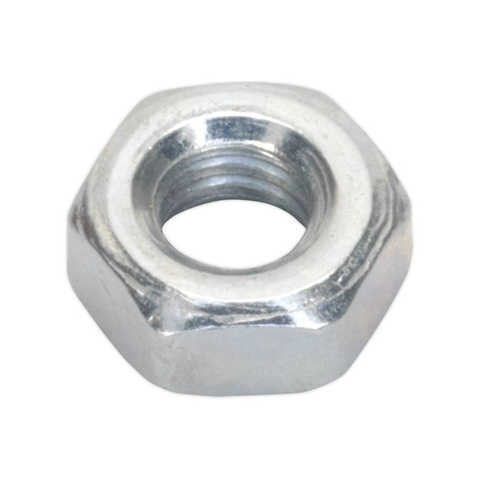 Sealey Steel Nut DIN 934 M4 Pack of 100 SN4 Sealey - Town Tools 