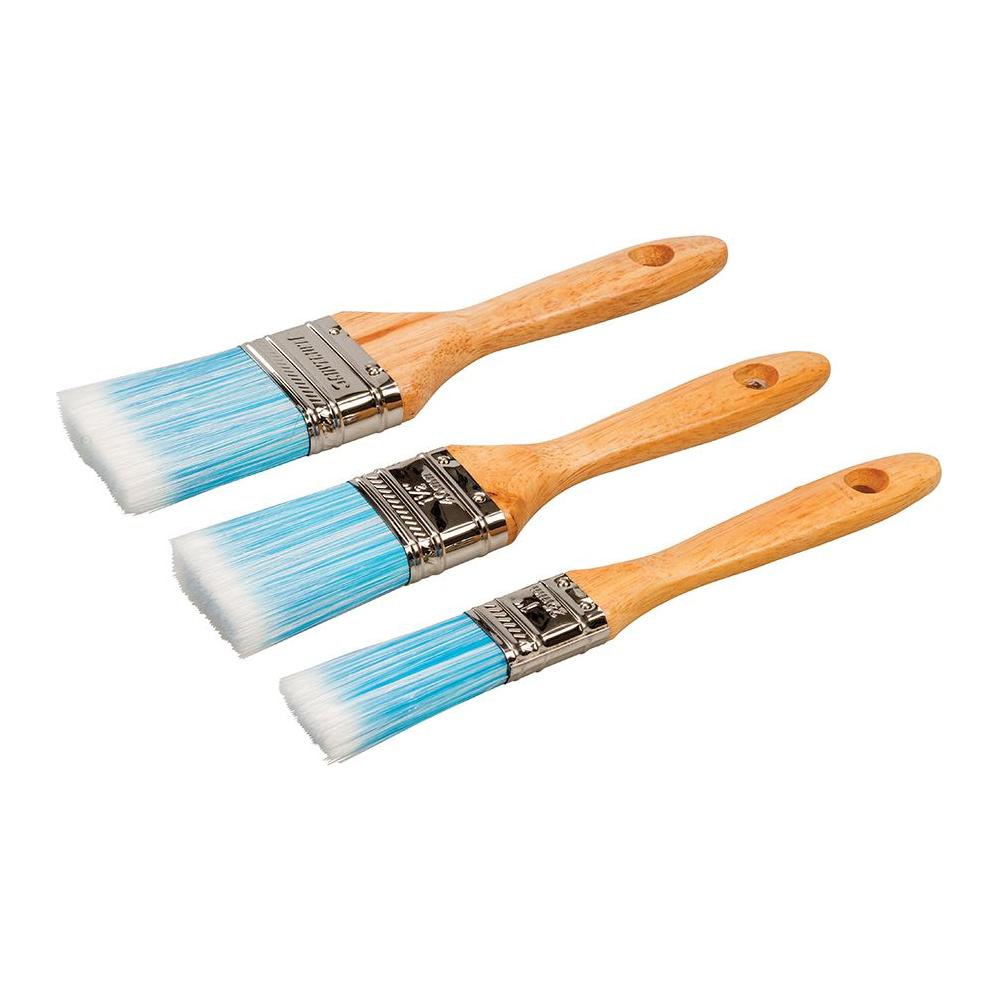 Silverline Synthetic Brush Set 25, 40 & 50mm Silverline - Town Tools 