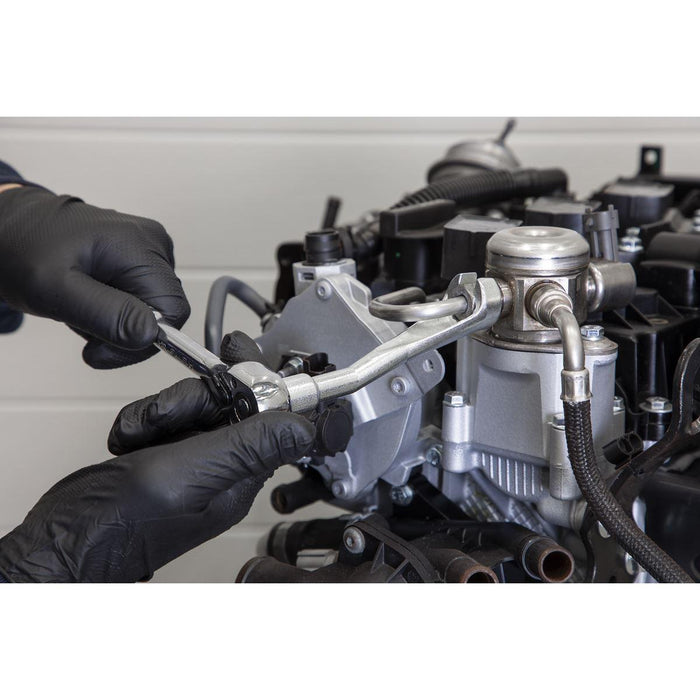 Sealey Multi-Point Fuel Pipe Socket 3/8"Sq Drive 17mm AK6900 Sealey - Town Tools 