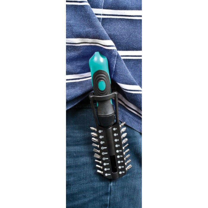 Kamasa Ratchet Screwdriver Set 19pc 55703 Kamasa - Town Tools 