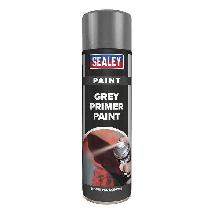 Sealey Grey Primer Paint 500ml SCS029S