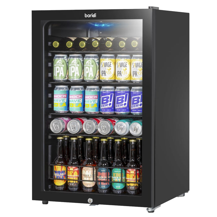 Baridi Under-Counter Drinks/Beer & Wine Fridge 115L Capacity DH223