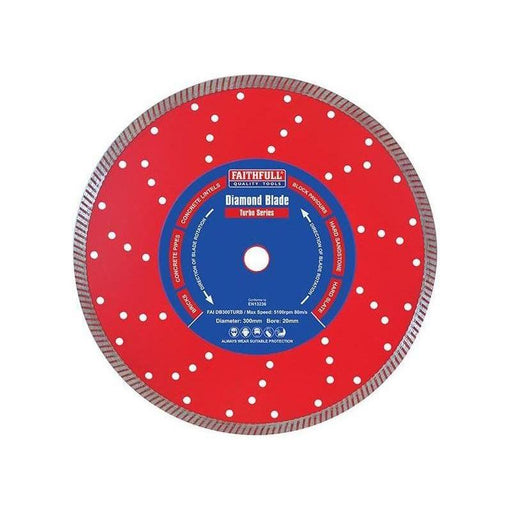 Faithfull Turbo Cut Diamond Blade 125 x 22mm Faithfull - Town Tools