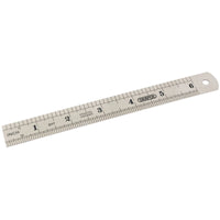 Draper Steel Rule, 150mm/6" - D17