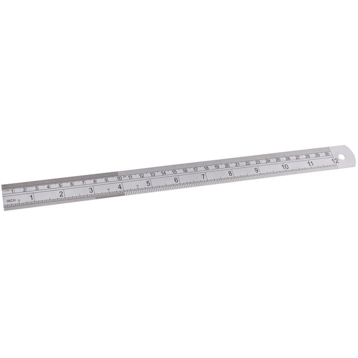 Draper Steel Rule, 300mm/12" - D18