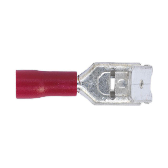 Sealey Piggy-Back Terminal 6.3mm Red Pack of 100 RT17 Sealey - Town Tools 