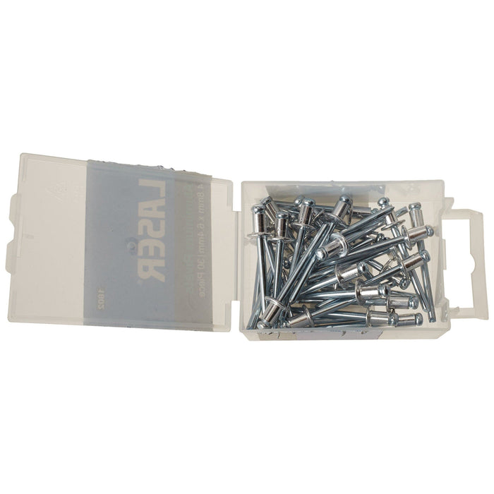 Laser Rivets 4.8mm x 6mm 30pc 1802 Laser - Town Tools 