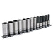 Sealey Premier Black Premier Black Deep Lock-On Socket Set 1/2"Sq Drive 13pc Sealey Premier Black - Town Tools 