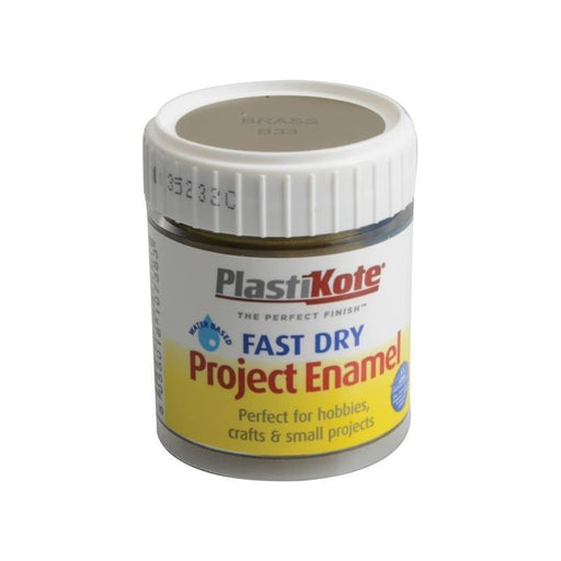 Plastikote Fast Dry Enamel Paint B33 Bottle Brass 59ml PlastiKote - Town Tools