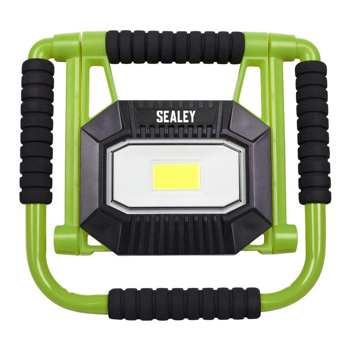 Sealey Rechargeable Portable Fold Flat Floodlight 20W COB LED Lithium-ion Sealey - Town Tools 