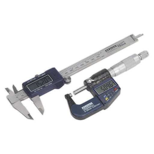 Sealey Digital Measuring Set 2pc AK9637D Sealey - Town Tools 