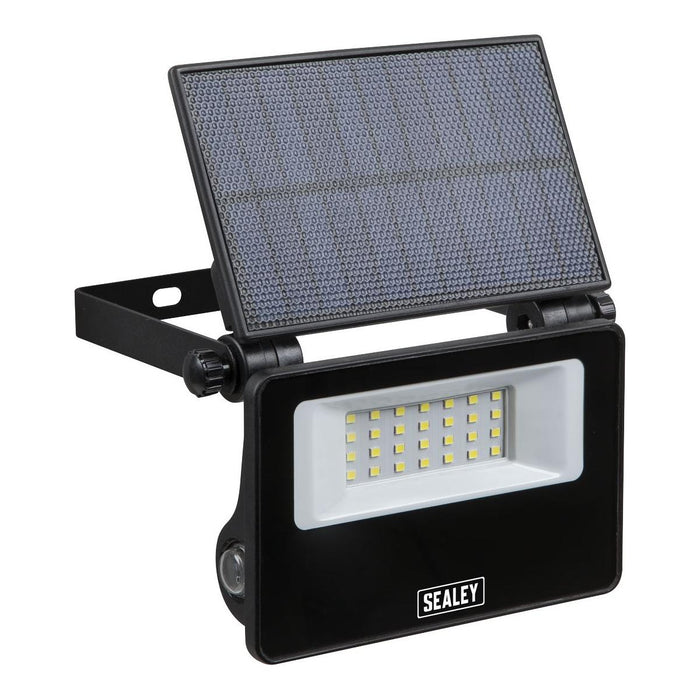 Sealey Extra-Slim Solar Floodlight with Wall Bracket 20W SMD LED LED20S Sealey - Town Tools 