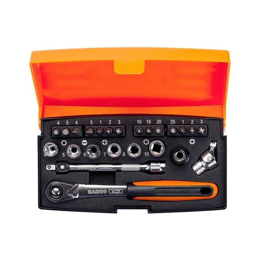 Bahco SL24 1/4in Drive Socket Set, 24 Piece Bahco - Town Tools