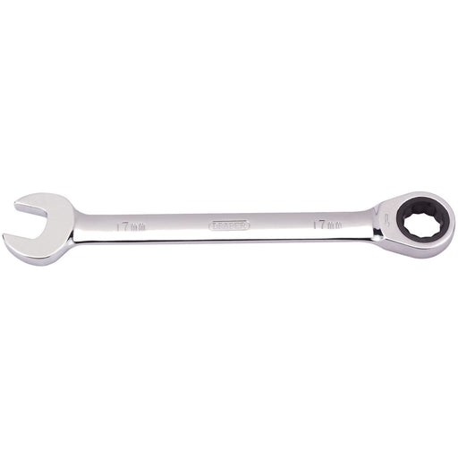 Draper Metric Ratcheting Combination Spanner, 17mm 31014 Draper - Town Tools 