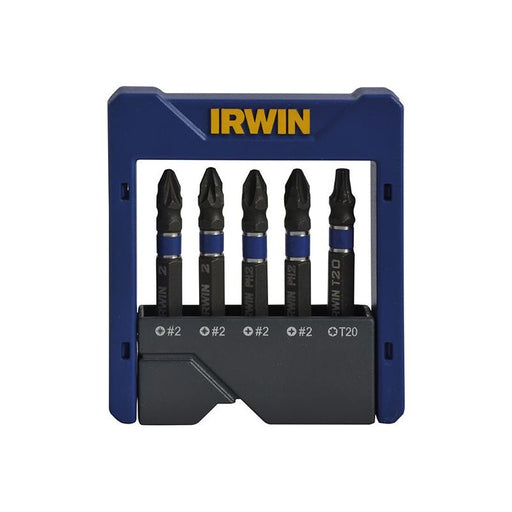 Irwin® Phillips/Pozi/TORX Impact Screwdriver Pocket Bit Set, 5 Piece IRWIN® - Town Tools