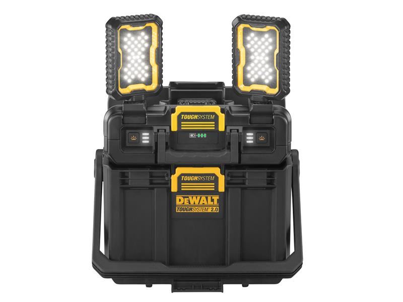 DEWALT Storage TOUGHSYSTEM 2.0 Task Box & Adjustable Work Light 18V Bare Unit DEWALT Storage - Town Tools