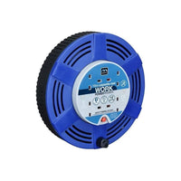 Masterplug Cassette Cable Reel 240V 10A 4-Socket Thermal Cut-Out Blue 15m