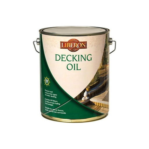 Liberon Decking Oil Medium Oak 5 litre Liberon - Town Tools