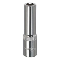 Sealey WallDrive Socket 9mm Deep 3/8"Sq Drive Fully Polished SP3809D