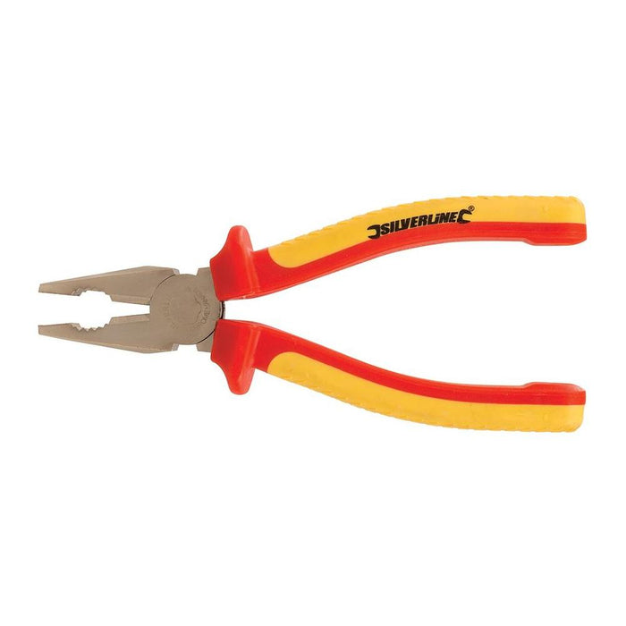 Silverline Expert VDE Combination Pliers 180mm Silverline - Town Tools 