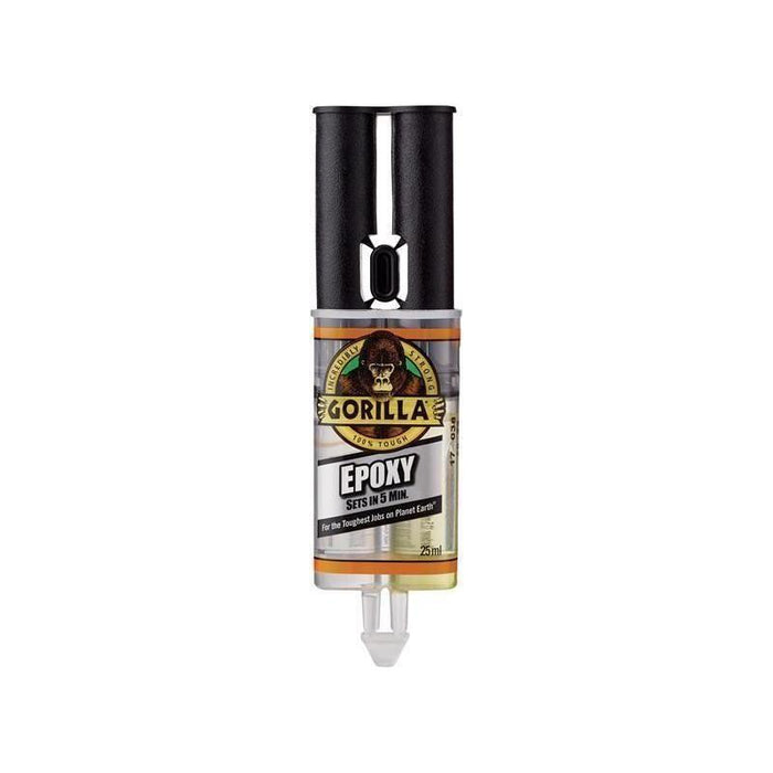 Gorilla Glue Gorilla 5 Min 2-Part Epoxy Syringe 25ml Gorilla Glue - Town Tools