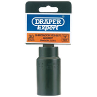 Draper Hub Nut Impact Socket, 1/2" Sq. Dr., 30mm 71393