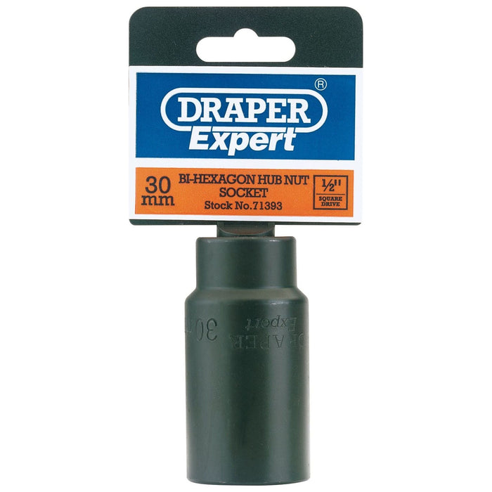 Draper Hub Nut Impact Socket, 1/2" Sq. Dr., 30mm 71393 Draper - Town Tools 