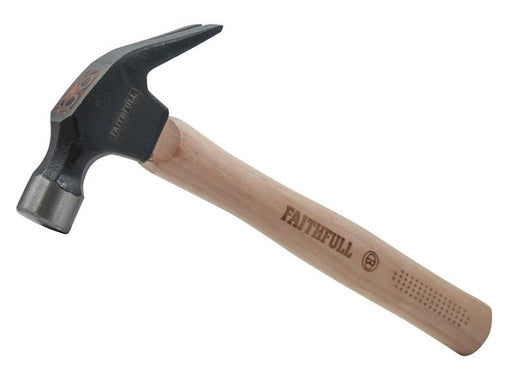 Faithfull FSC Hickory Claw Hammer 567g (20oz) Faithfull - Town Tools