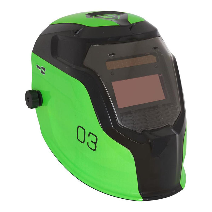 Sealey Auto Darkening Welding Helmet Shade 9-13 Green PWH3 Sealey - Town Tools 