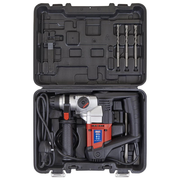Sealey 26mm SDS Plus Rotary Hammer Drill 900W/230V SDSPLUS26 Sealey - Town Tools 