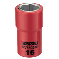 Teng Tools 3/8" Insulated Socket 15mm
