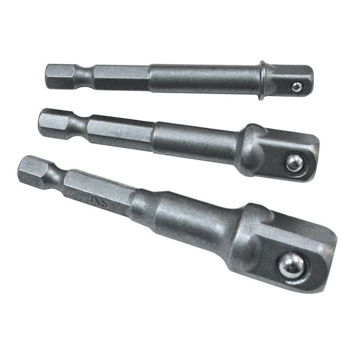 Faithfull Hex to Square Drive Adaptor Set, 3 Piece Faithfull - Town Tools
