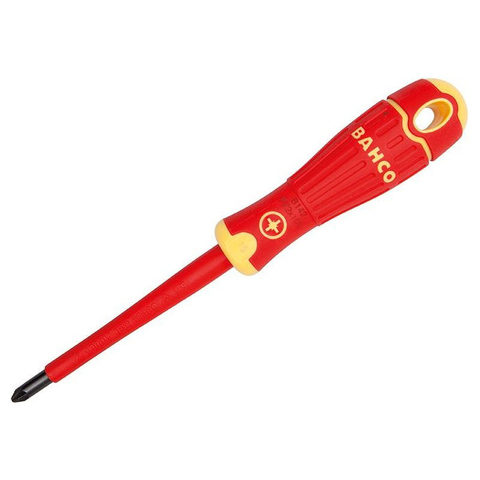 Bahco BAHCOFIT VDE Insulated Pozidriv Screwdriver PZ1 x 80mm Bahco - Town Tools