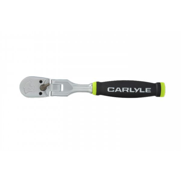 Carlyle Tools 1/4Dr Ratchet Stubby Comfort Grip