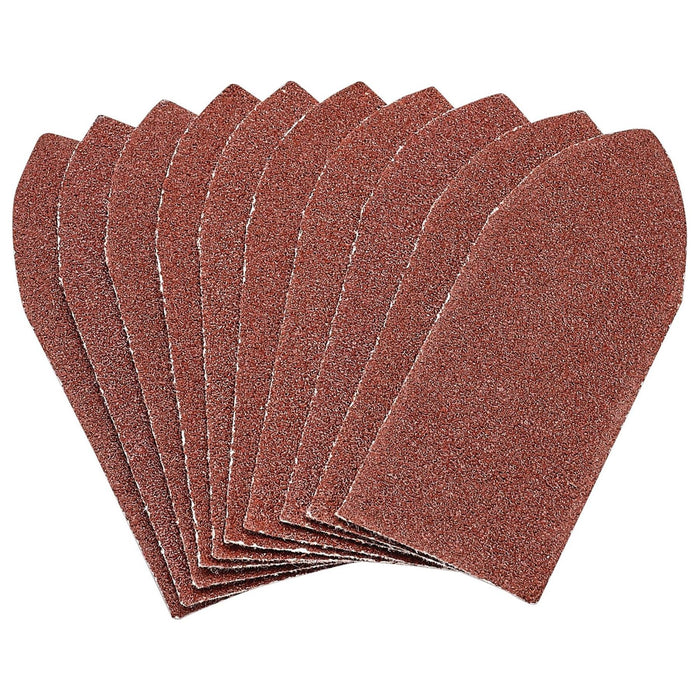 Draper Hook and Loop Aluminium Oxide Sanding Sheets, 32 x 92mm, 80 Grit (Pack of Draper - Town Tools 