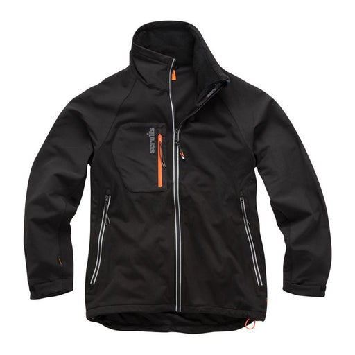 Scruffs Trade Flex Softshell Jacket Black L Scruffs - Town Tools 