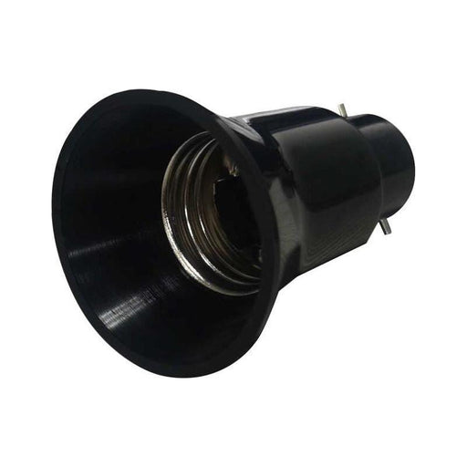 Dencon B22 to E27 Adaptor Black Dencon - Town Tools
