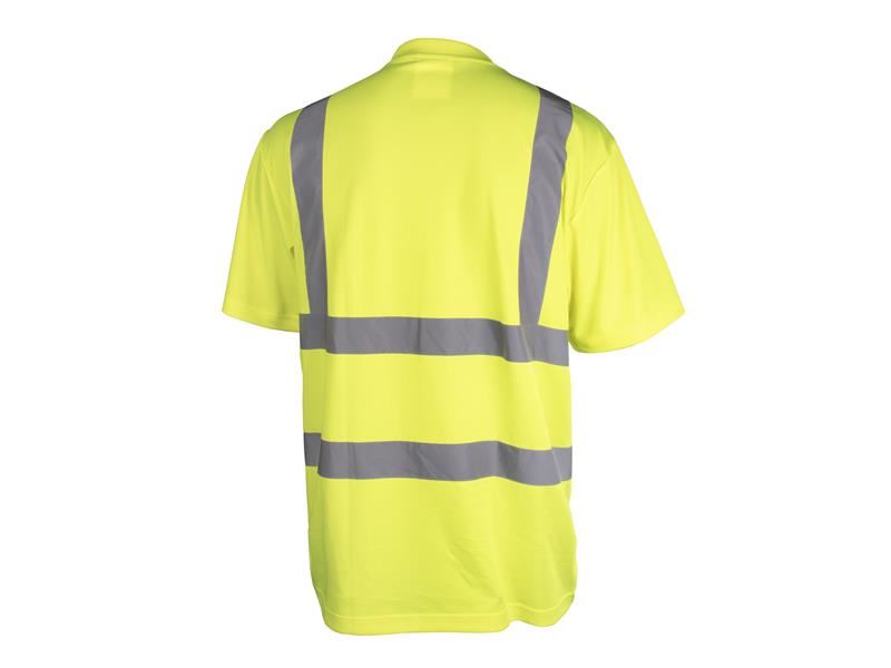 Scan Hi-Vis T-Shirt Yellow - M (41in) Scan - Town Tools