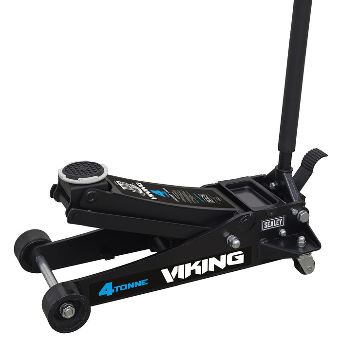 Viking Viking Low Profile Professional Trolley Jack with Rocket Lift 4 Tonne Viking - Town Tools 