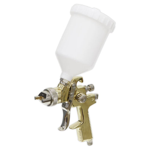 Sealey Gravity Feed Spray Gun 1.4mm Set-Up Gold Series S701G Sealey - Town Tools 