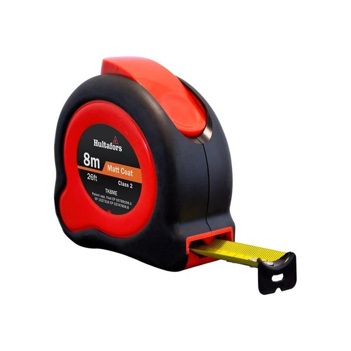 Hultafors TKC8ME Tuf-Lok Pocket Tape 8m/26ft (Width 25mm) Hultafors - Town Tools
