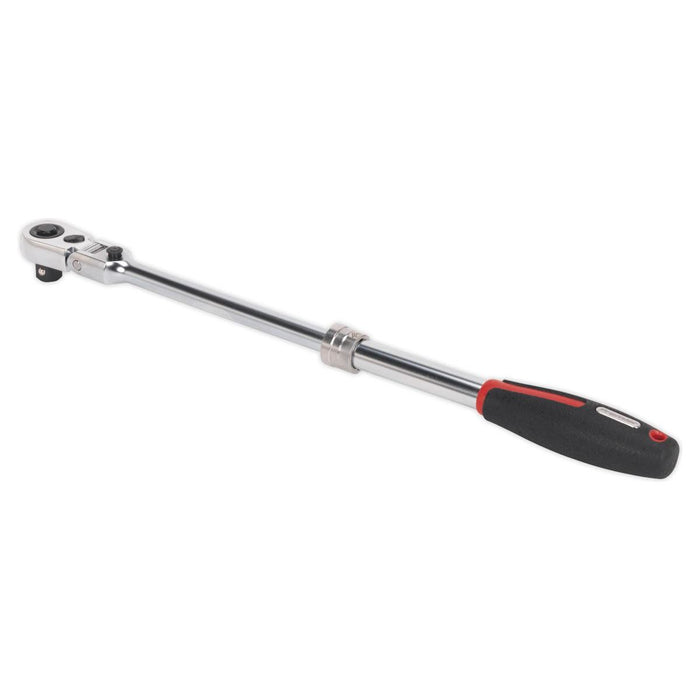 Sealey Ratchet Wrench 1/2"Sq Drive Flexi-Head Extendable Platinum Series AK8984 Sealey - Town Tools 