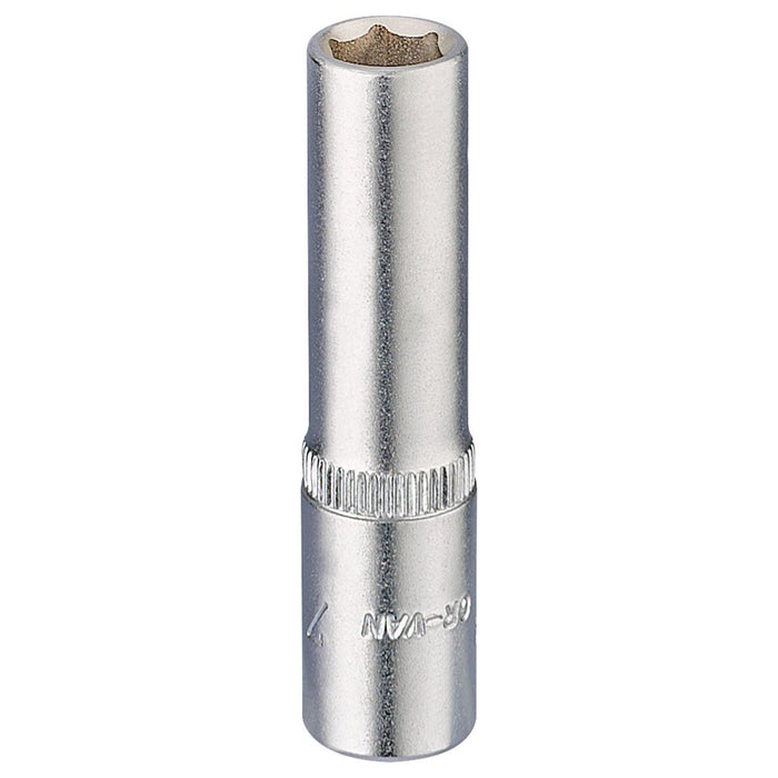 Draper Elora Deep Socket, 1/4" Sq. Dr., 7mm 58727 Draper - Town Tools 