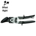 Teng Tools Offset Tin Snip Right/Straight Teng Tools - Town Tools 