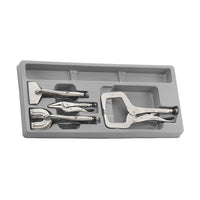 Teng Tools Power Grip Plier Set TT4 4 Pieces