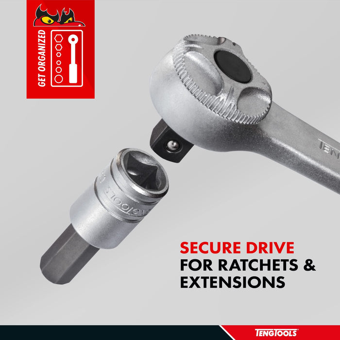 Teng Tools 1/2" Hex Bit Socket AF 1/2" Teng Tools - Town Tools 