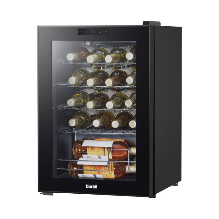 Baridi 20 Bottle Wine Cooler Fridge with Touchscreen Controls & LED Light - Black Baridi - Town Tools