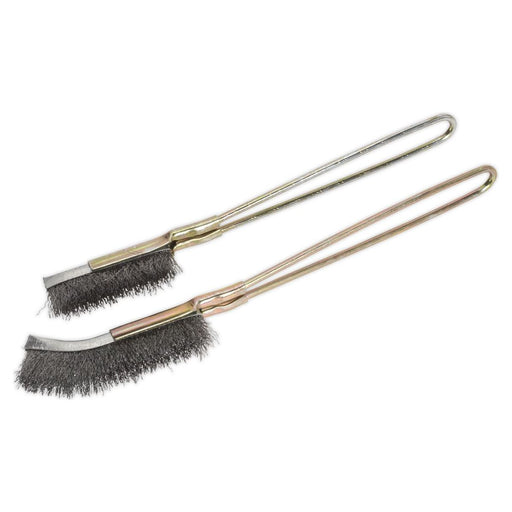 Sealey Wire Brush Set 2pc WB06 Sealey - Town Tools 